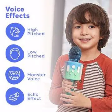 Move2Play Kids Karaoke Microphone with Bluetooth & Songs