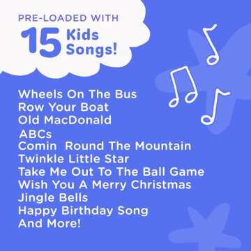 Move2Play Kids Karaoke Microphone with Bluetooth & Songs