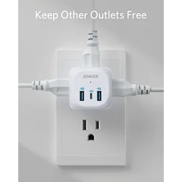 Anker 321 USB C Outlet Extender: Power Multiple Devices