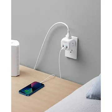 Anker 321 USB C Outlet Extender: Power Multiple Devices