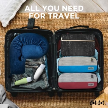 Dot&Dot Twist Memory Foam Travel Pillow Adjustable Neck Support