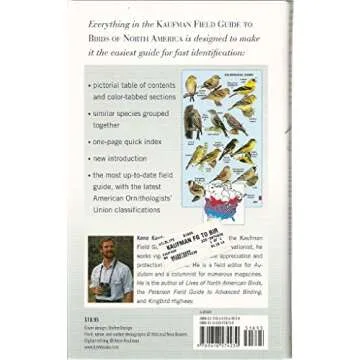 Kaufman Field Guide to Birds of North America Hardcover Kenn Kaufman