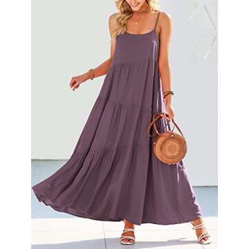 ANRABESS Summer Casual Loose Sleeveless Sundress