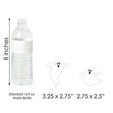 Spooky Ghost Dessert Cupcake Toppers for Halloween Parties