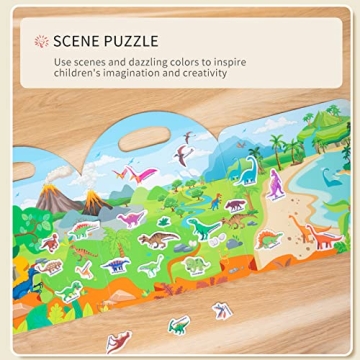 Portable Jelly Sticker Quiet Book for Kids - 6 Pack Educational Toys