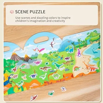 Portable Jelly Sticker Quiet Book for Kids - 6 Pack Educational Toys