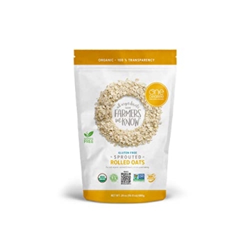 Organic Sprouted Rolled Oats Non-GMO Gluten Free 4 Pack