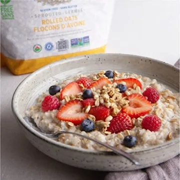 Organic Sprouted Rolled Oats Non-GMO Gluten Free 4 Pack
