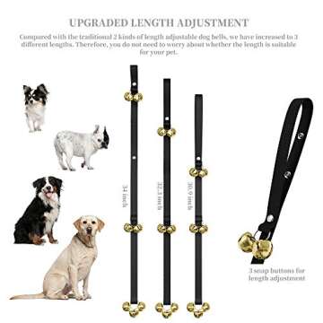 Adjustable Dog Doorbells for Easy Potty Training