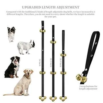 Adjustable Dog Doorbells for Easy Potty Training