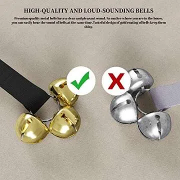 Adjustable Dog Doorbells for Easy Potty Training