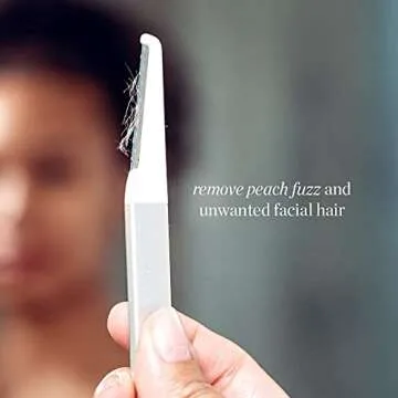 StackedSkincare | Replacement Dermaplaning Blades for Smooth, Radiant, Glowing Skin, Exfoliating Face Blades for Dermaplaning, No Brush or Scrub Needed, 3 Pack