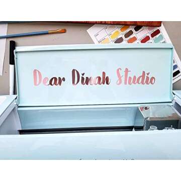 TECKWRAP Chrome Rose Gold Vinyl Sheets for DIY Crafts