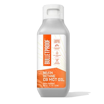 Bulletproof Brain Octane C8 MCT Oil - Premium Energy Boost for Keto Enthusiasts