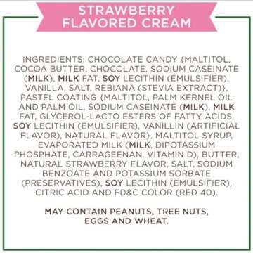 Russell Stover Sugar Free Strawberry Chocolate Candy Pack of 10