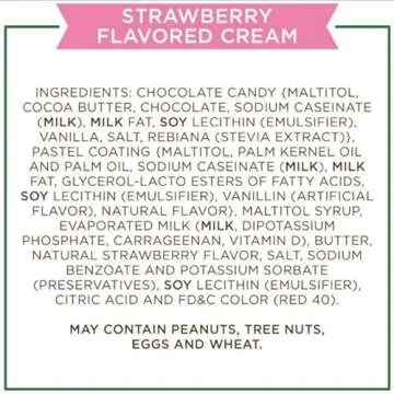 Russell Stover Sugar Free Strawberry Chocolate Candy Pack of 10