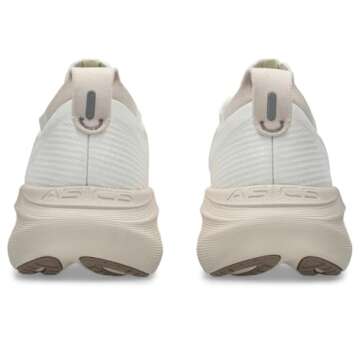 ASICS Women's Gel-Nimbus 27 Running Shoes, 9, Cream/Mineral Beige