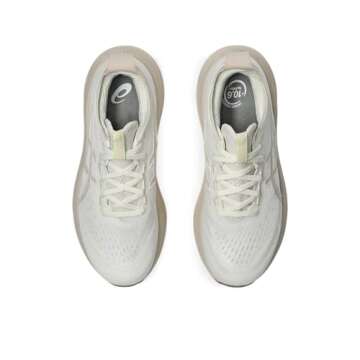 ASICS Women's Gel-Nimbus 27 Running Shoes, 9, Cream/Mineral Beige