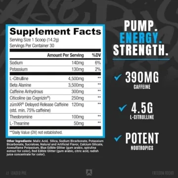 RYSE Loaded Pre-Workout Energy & Focus Booster - 30 Servings