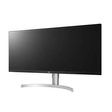LG 34WL850-W 34 inch 21: 9 UltraWide QHD Nano IPS Monitor with Thunderbolt 3, Silver/White