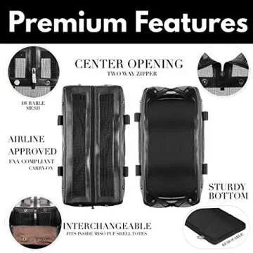 MISO PUP Airline Approved Interchangeable Pet Carrier