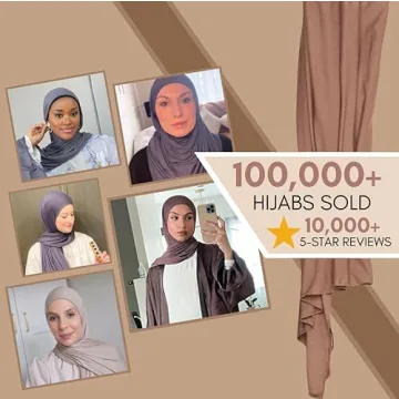 Chic Instant Hijab Scarf - Premium Jersey Vanilla Wrap