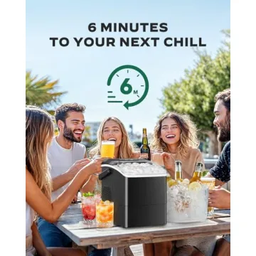 Silonn 26 Lbs Countertop Ice Maker - Fast Self-Cleaning