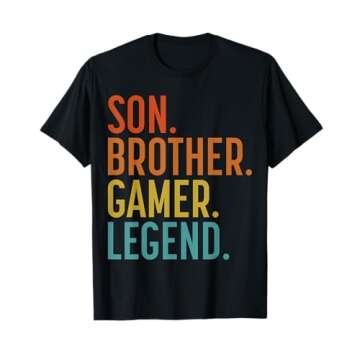 Cool Gaming Gifts For Teen Boys - Fun T-Shirt for Ages 8-16