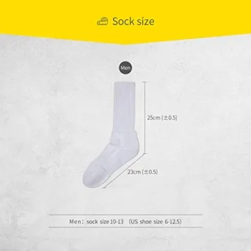SOX TOWN Unisex Cushioned Crew Socks Comfort & Durability