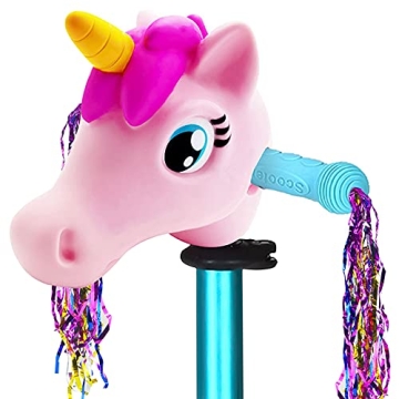 Kid's Bike Streamers| Colorful Ribbons Tassel & Unicorn | Dinosaurs Head Decoration Toys Gifts for T...