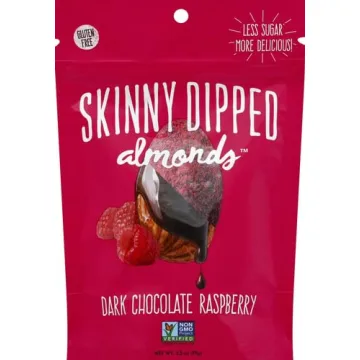 SkinnyDipped Raspberry Dark Chocolate Covered Almonds