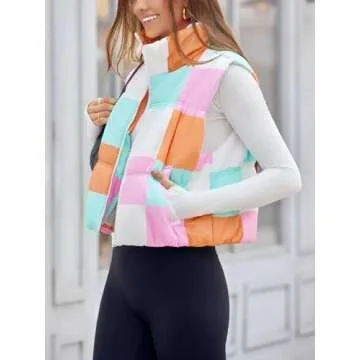 SySea Women's Crop Puffer Vest - Lightweight Warmth for Layering