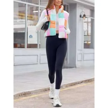 SySea Women's Crop Puffer Vest - Lightweight Warmth for Layering