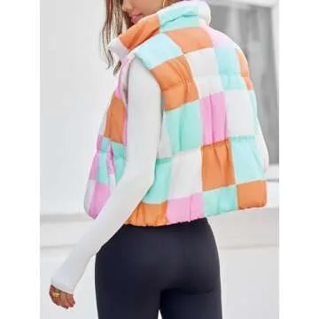 SySea Women's Crop Puffer Vest - Lightweight Warmth for Layering