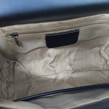 Stylish KENOFAR Leather Tote Bag for Women in Black