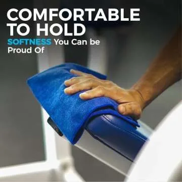 The Rag Company - All-Purpose Microfiber Terry Cleaning Towels - Commercial Grade, Highly Absorbent, Lint-Free, Streak-Free, Kitchens, Bathrooms, 300gsm, 16in x 16in, Red + Grey + Black (12-Pack)