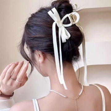 Stylish 6 PCS Tassel Bow-knot Hair Clips for All Hair Types