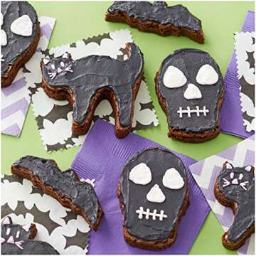 Wilton Halloween Metal Cookie Cutter Set, 18-Piece