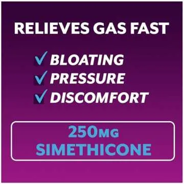 Phazyme Maximum Strength Gas and Bloating Relief, 250 mg Simethicone, 36 Fast Gels(Pack of 1)