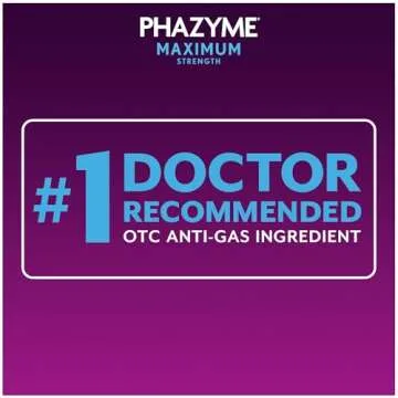 Phazyme Maximum Strength Gas and Bloating Relief, 250 mg Simethicone, 36 Fast Gels(Pack of 1)