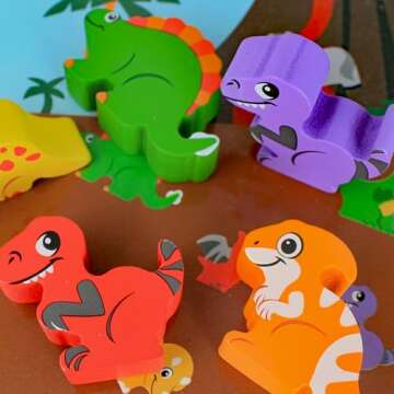 Potty Time Adventures Potty Training Chart for Toddlers by Lil ADVENTS - 14 Stacking Wood Block Toy ...