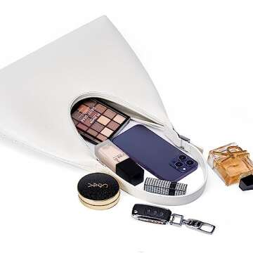 MELOLILA Small Hobo Bags for Women Crescent Bag Medium Shoulder Bag Trendy Purse for Women 2024 Half Moon Bag