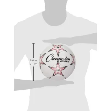 Champion Sports Viper Soccer Ball Size 5 Durable PU Leather