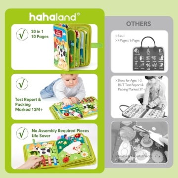 Montessori Busy Book for Toddlers: Fun Learning Activity