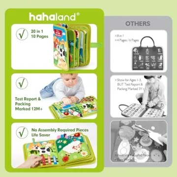 Montessori Busy Book for Toddlers: Fun Learning Activity