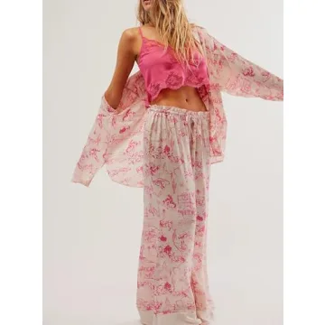 Luxurious Fenghualzzniya Satin Pajama Set for Women