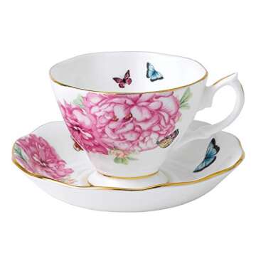 Miranda Kerr For Royal Albert Friendship 3-Piece Set (Teacup, Saucer & Plate 8")