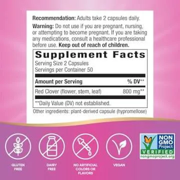 Nature's Way Red Clover Blossom for Women's Health Support