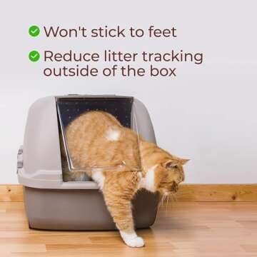 Genius Litter Health Indicating Cat Litter with Non-Clumping Lightweight Color Changing Silica Gel C...