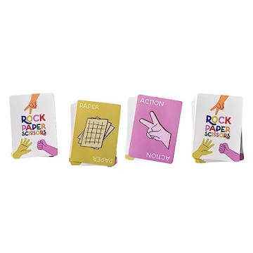 Rock Paper Scissors Card Game for Fun and Portable Play